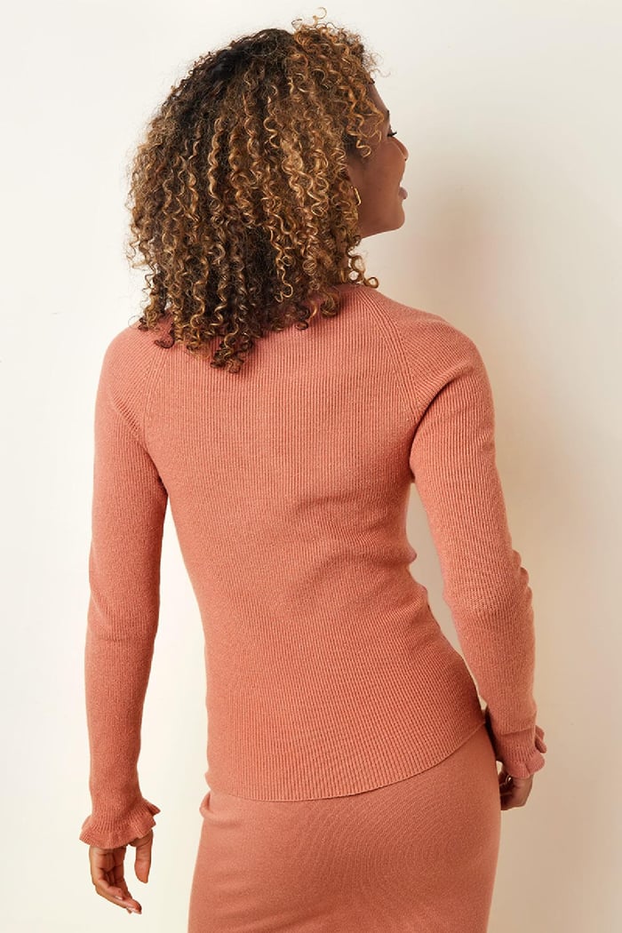 Pullover mit Knöpfen Schwarz S h5Bild6